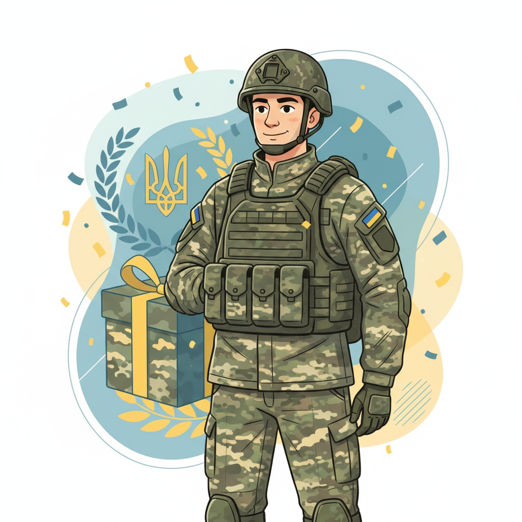 з днем народження військовому — иллюстрация к статье «з днем народження військовому»