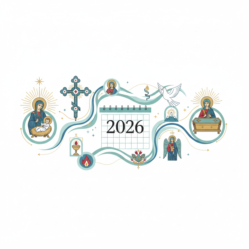Головні церковні свята 2026 року — иллюстрация к статье «церковний календар 2026»