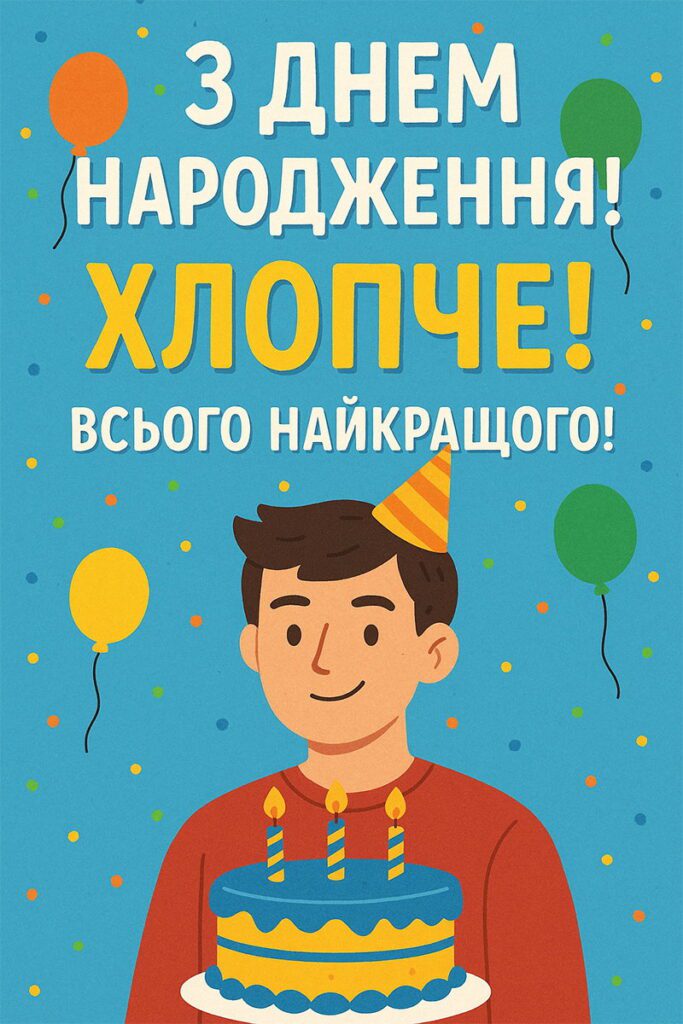 Щирі привітання юнакові у прозі