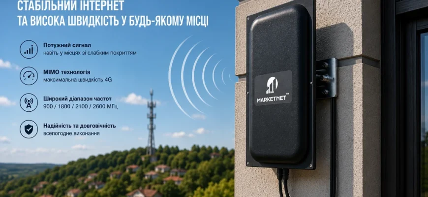 Панельна антена 4G – сильний сигнал для стабільного інтернету